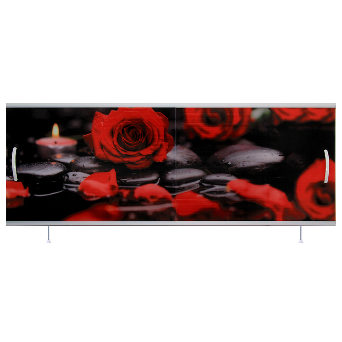 Экран под ванну "ВладЭк" Стандарт+, 1.5 м, Розы