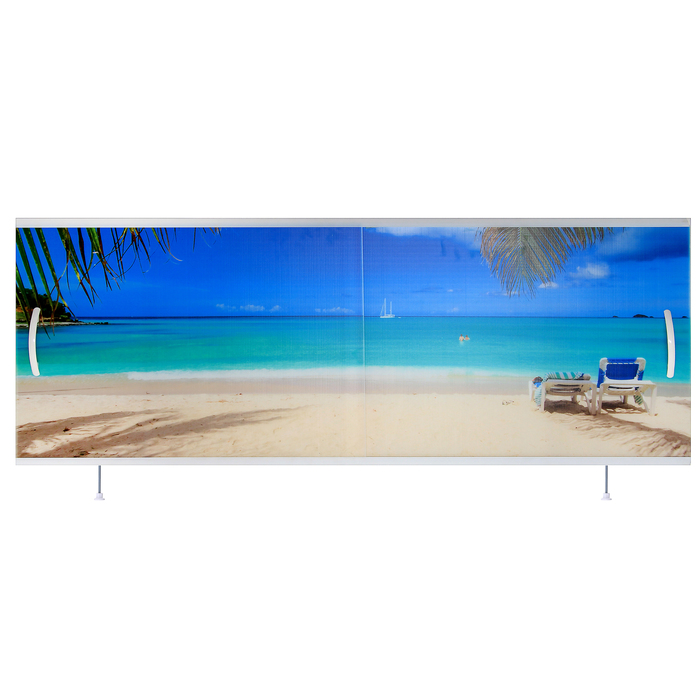 Экран под ванну "ВладЭк" Стандарт+, 1.5 м, Пляж