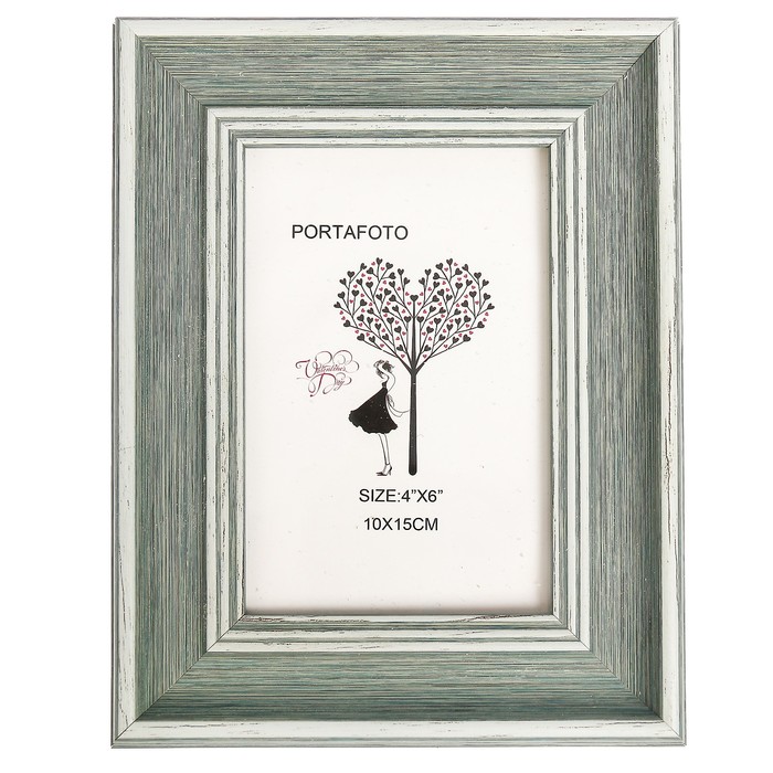 Фоторамка пластик 10х15 см "Серая дымка"
