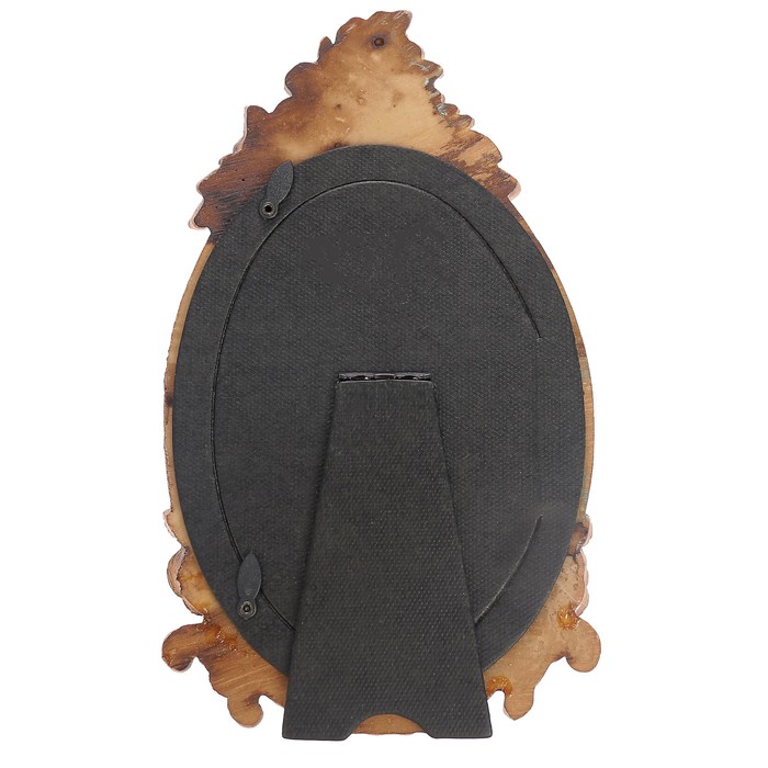 Фоторамка полистоун 10х15 см "Розы" золотая патина 23,5х13,5 см