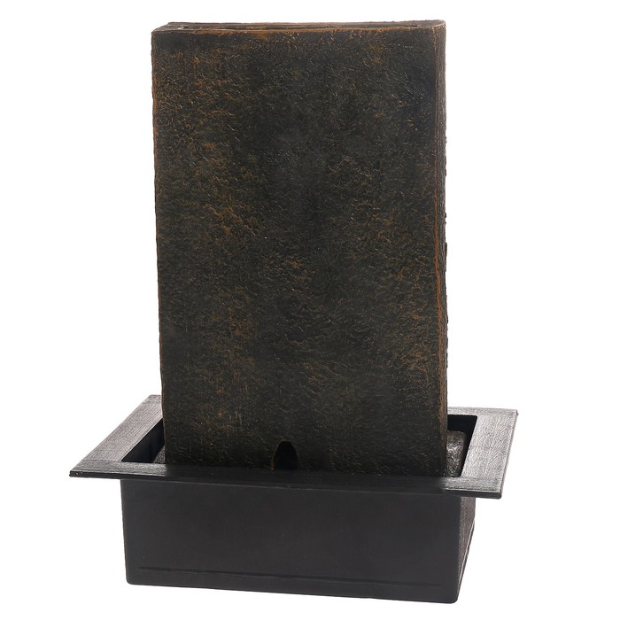 Фонтан полистоун "Ганеша в пещере с водопадом" 40х30,5х23 см