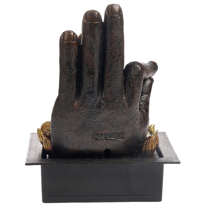 Фонтан полистоун "Медитирующий будда" 42х30,5х23 см