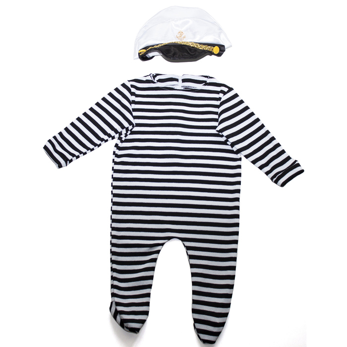 Карнавальный костюм "Капитан малышок", ползунки,пилотка, 6-9 месяцев, рост 75 см.