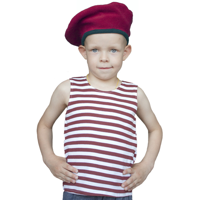 Карнавальный костюм "Краповый", тельник, берет, 2-3 года рост 94-104