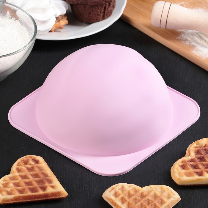 Форма для выпечки 18 см "Шар", цвета МИКС