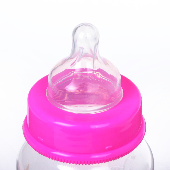 Бутылочка для кормления, 320 мл, от 0 мес., цвет розовый
