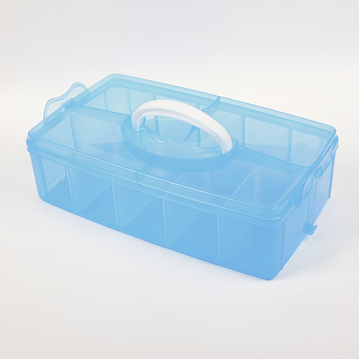 Бокс для хранения, 1 ярус 10 отделений, цвет МИКС