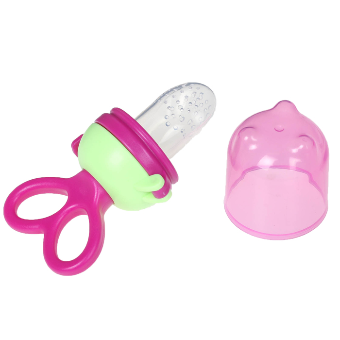 Ниблер силиконовый, вращающийся поршень, цвет малиновый