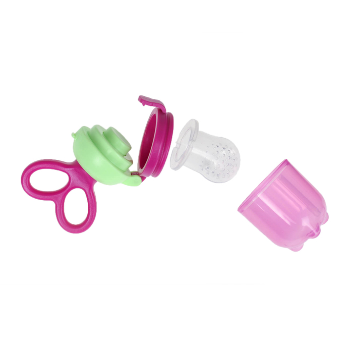 Ниблер силиконовый, вращающийся поршень, цвет малиновый