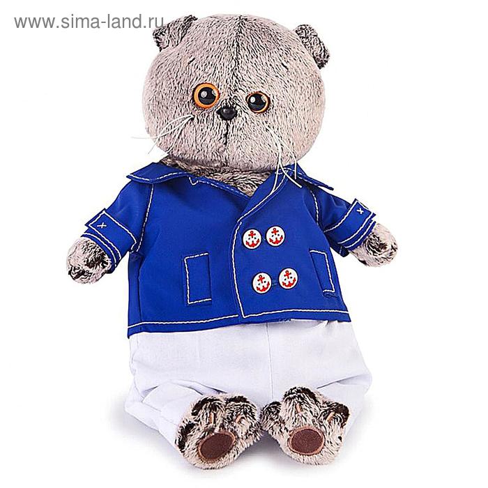 Мягкая игрушка Басик в синем кителе 22 см 1138₽