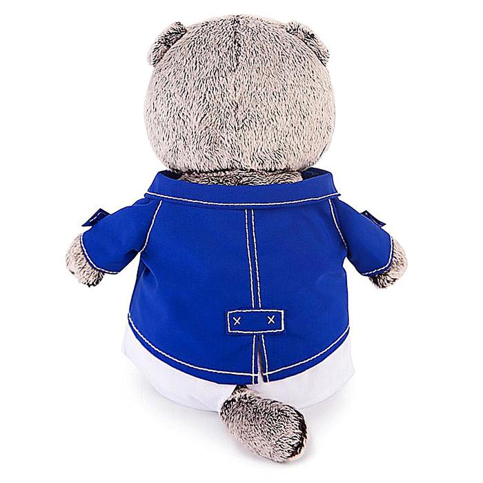 Мягкая игрушка "Басик" в синем кителе, 25 см