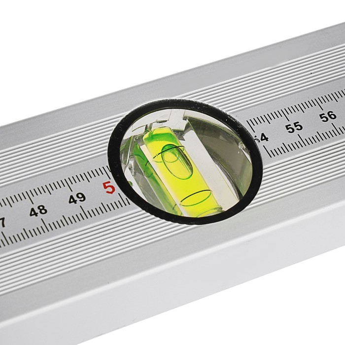 Уровень VOREL, 60 см, профессиональный, 3 глазка, алюминиевый