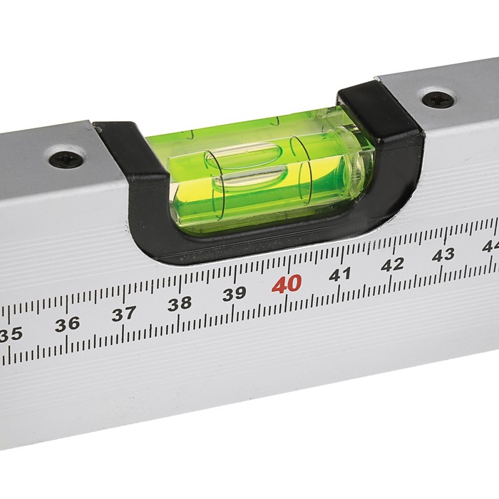 Уровень VOREL, 80 см, профессиональный, 3 глазка, алюминиевый