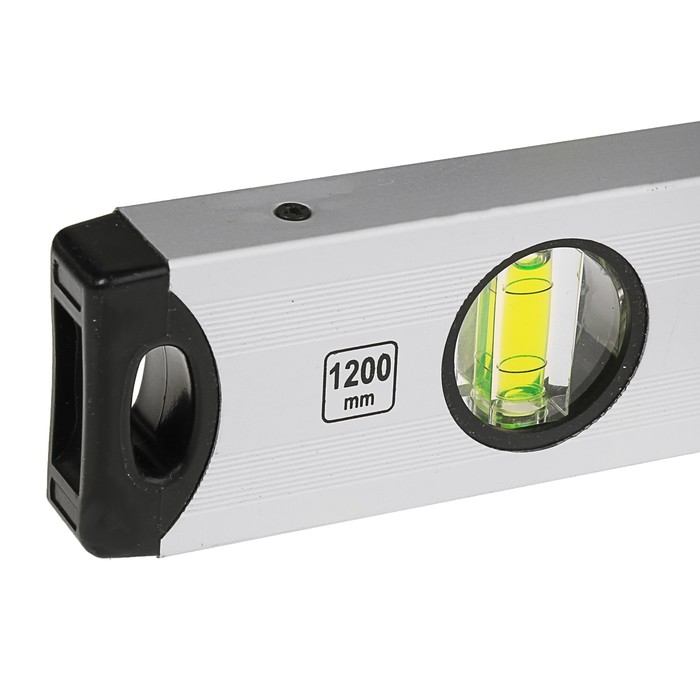 Уровень VOREL, 120 см, профессиональный, 3 глазка, алюминиевый