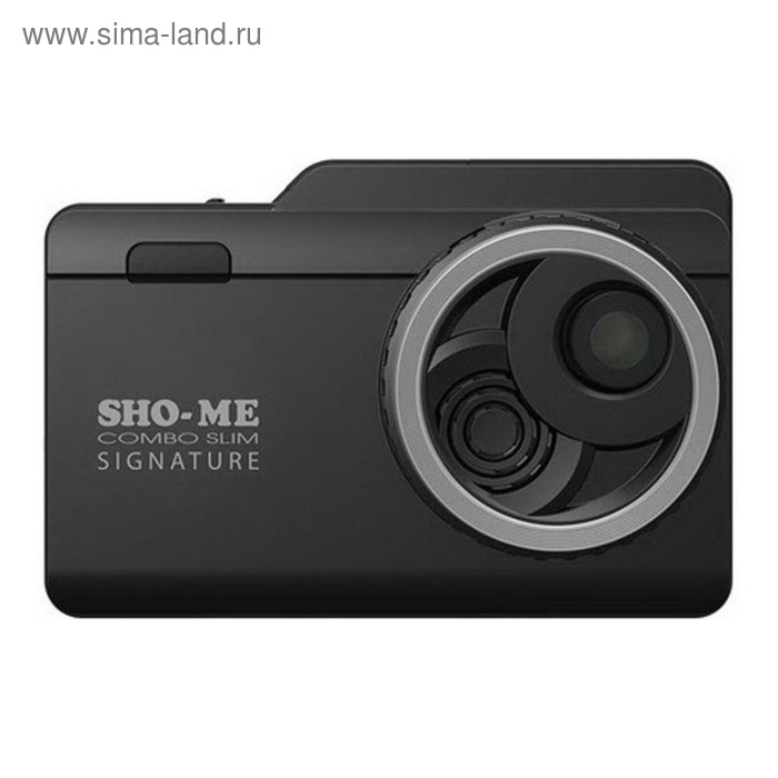 Видеорегистратор с радар-детектором SHO-ME Combo Slim Signature, сигнатурный, 3.5