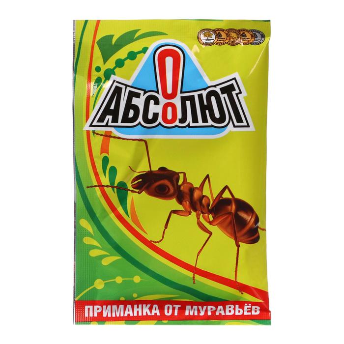 Приманка от муравьев Абсолют 5 г мелок от клещей абсолют в блистере 25 г