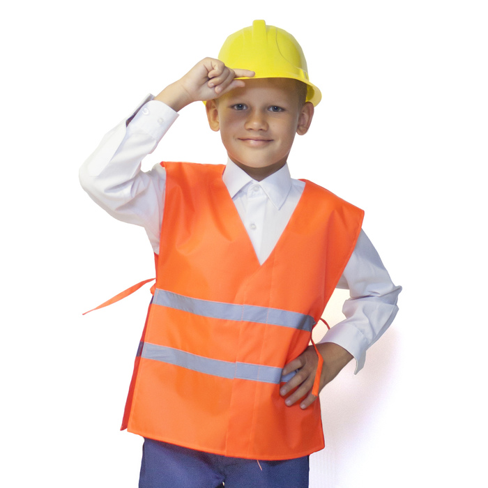Карнавальный костюм "Строитель" 5-7 лет рост 122-134