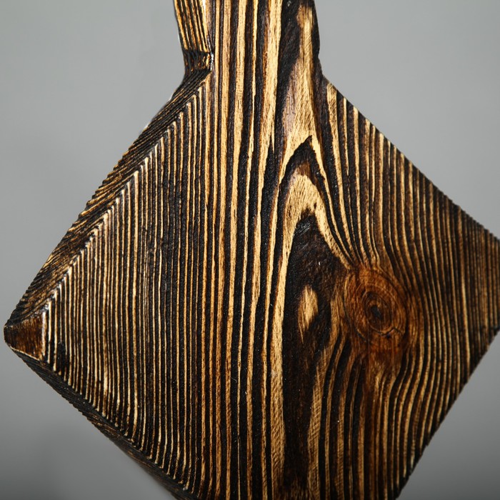 Бра деревянное "Циклоп", с треугольными плафонами, цвет палисандр