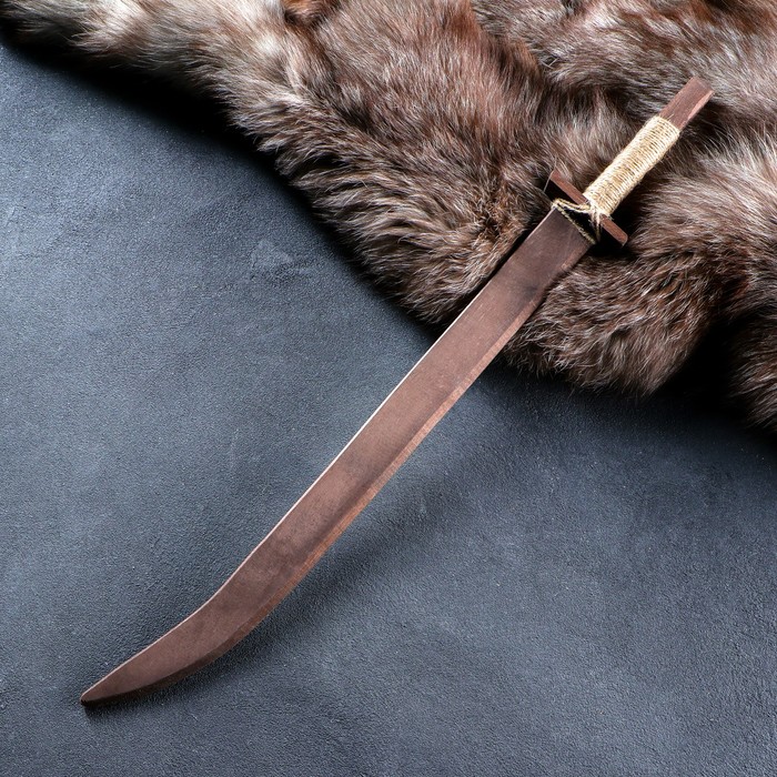 Сувенирное деревянное оружие "Сабля", 63 см, массив бука