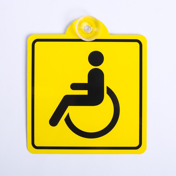 Знак на присоске Phantom "Инвалид"