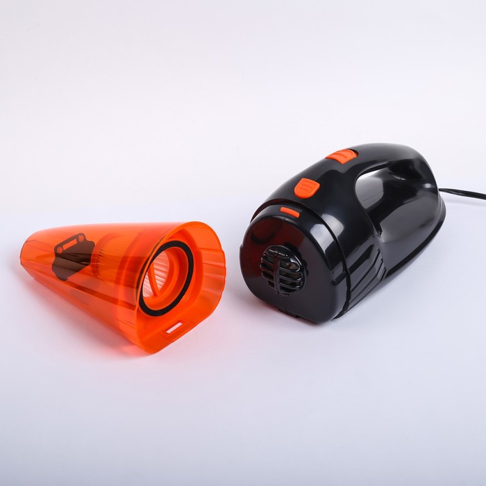 Пылесос автомобильный Phantom, 12 В, 80 Вт, пылесборник 0,24 л