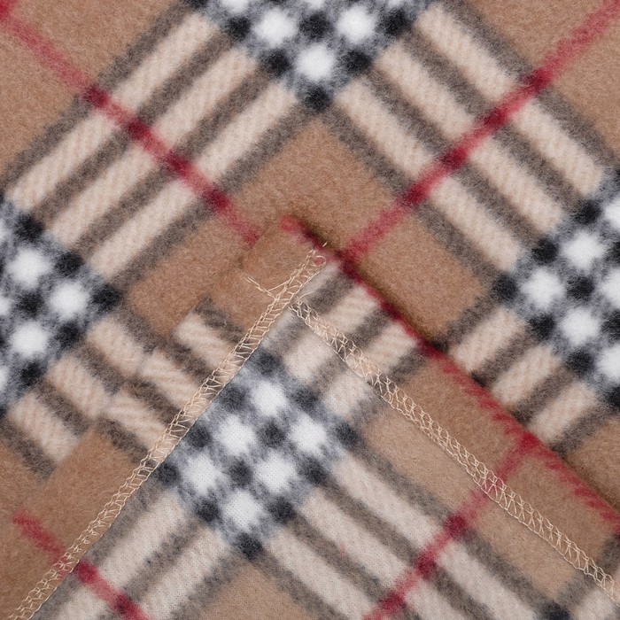 Плед 200*150 см,Y6 - 3 клетка, 220г/м2,100% полиэстер