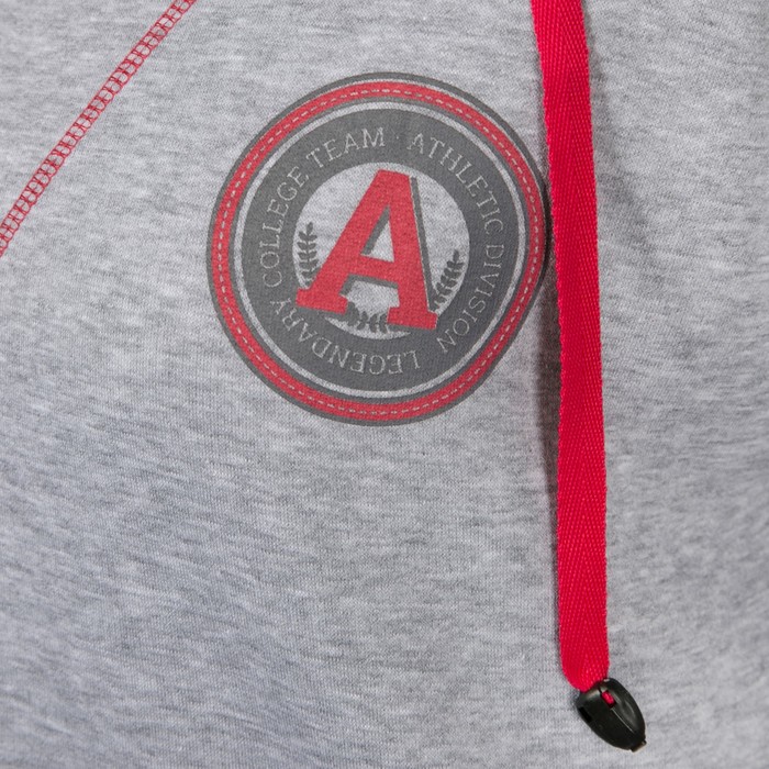 Худи женская 3263-03 цвет серый меланж, р-р 48