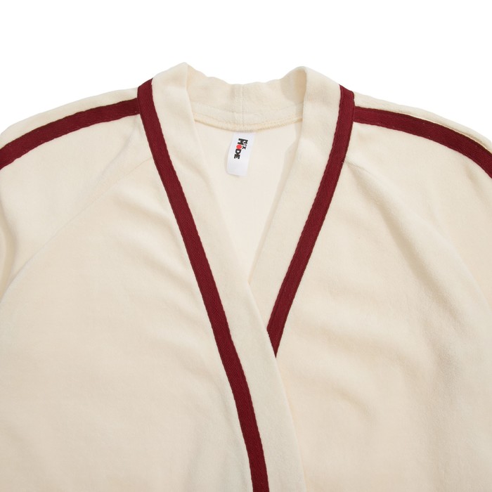 Халат женский запашной 7558-30 цвет молоко, р-р 46