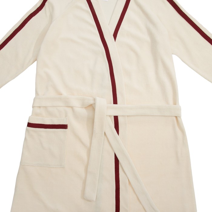 Халат женский запашной 7558-30 цвет молоко, р-р 50