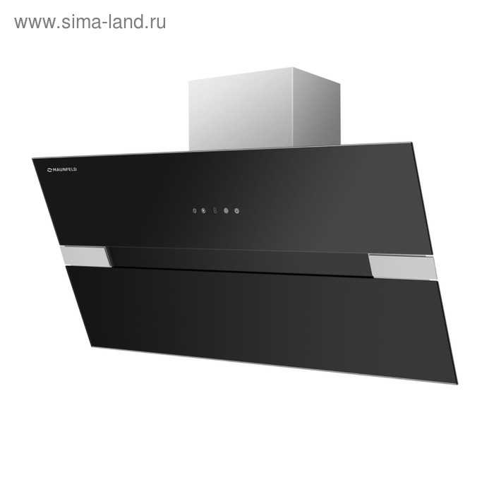 Вытяжка Maunfeld Mersey 90 наклонная 1050 м3ч 3 скорости 90 см чёрная 2349000₽