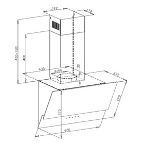 

Вытяжка Maunfeld Plym Touch 60, наклонная, 1050 м3/ч, 3 скорости, 60 см, белая