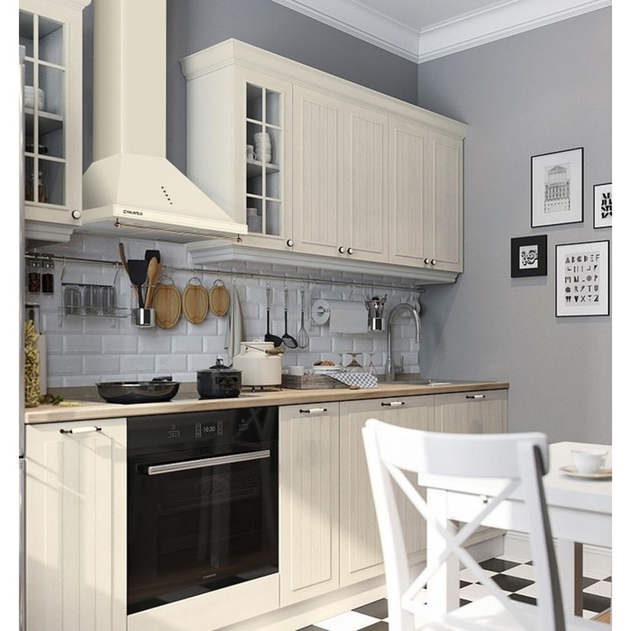 Вытяжка Maunfeld Retro (С) 60, рейлинг, бежевый