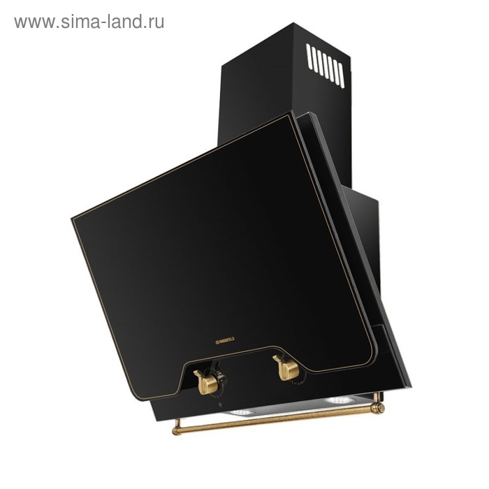 Вытяжка Maunfeld Retro Quadr 60 наклонная 950 м3ч 3 скорости 60 см чёрная 2799000₽