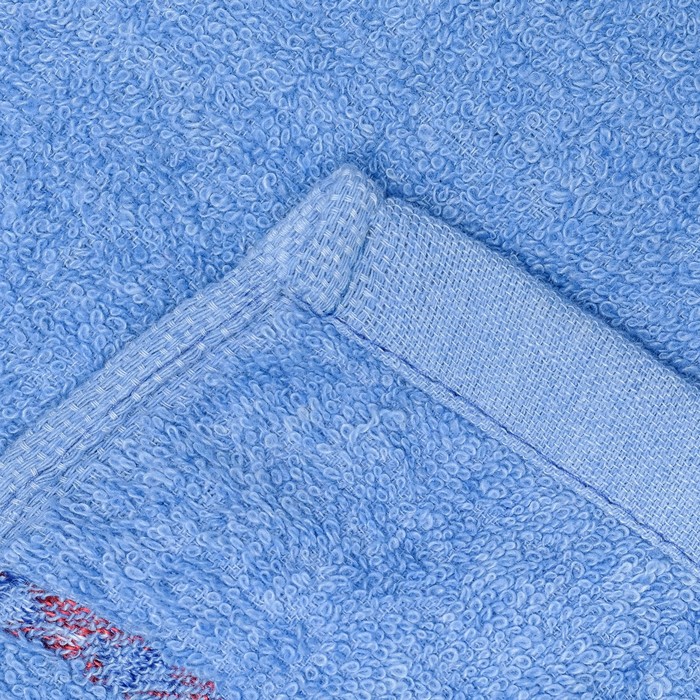 Полотенце махровое "Зонтики"(синий), 70х135 см ,100% хлопок ,380 г/м2