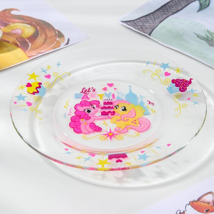 Набор Hasbro My Little Pony, 3 предмета: кружка 250 мл, салатник d= 13 см, тарелка 19,5 см, в подарочной упаковке