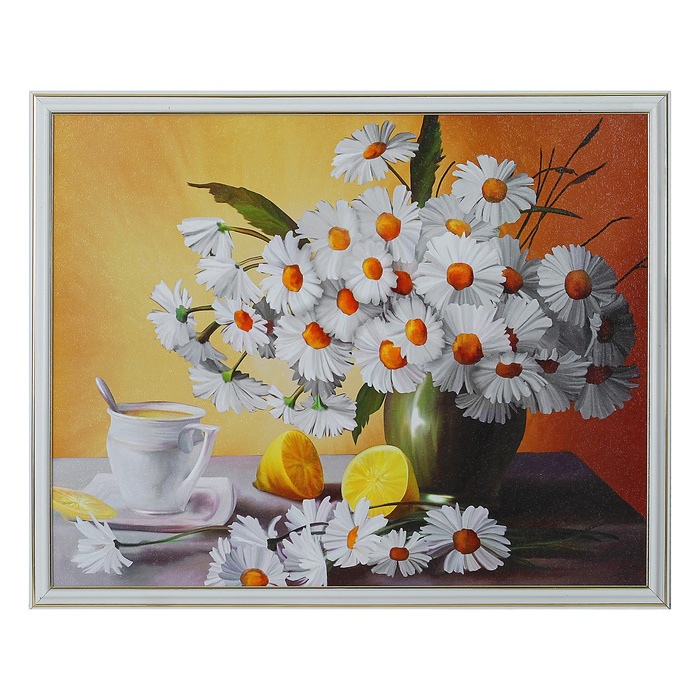 Картина "Ромашки в вазе" 43*53 см