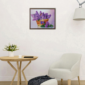 

Картина "Сирень в корзине" 43*53 см