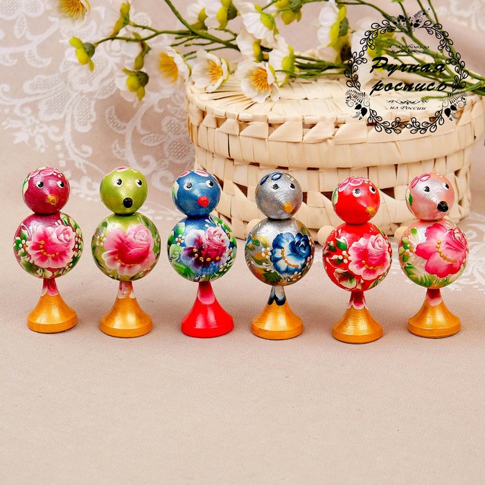 Сувенир - свистулька «Птичка», микс