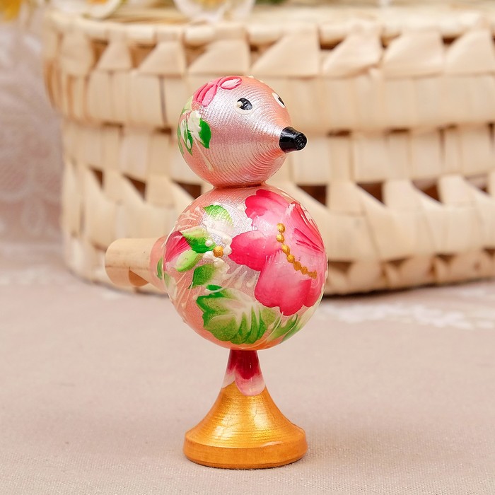 Сувенир - свистулька «Птичка», микс