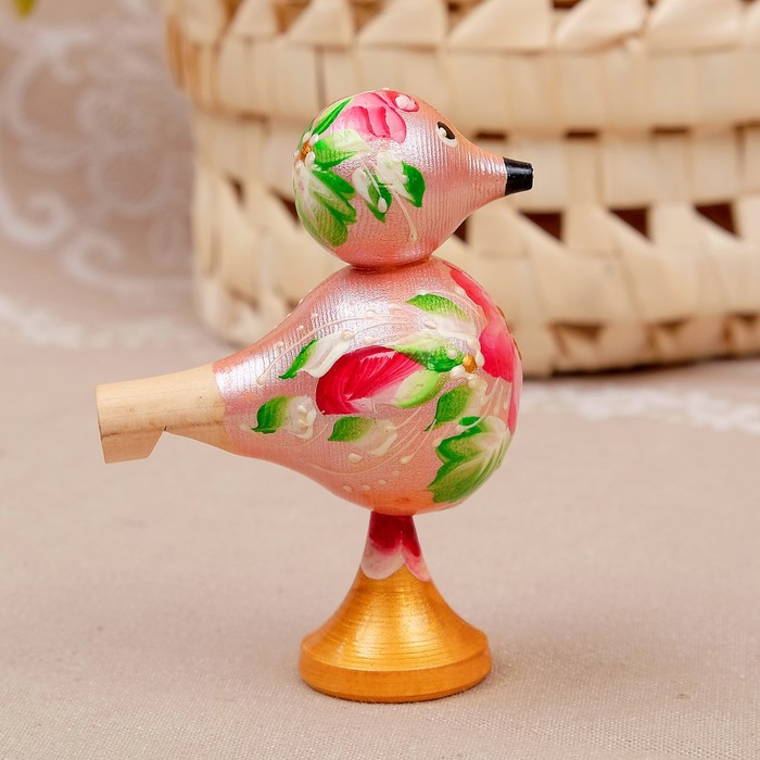 Сувенир - свистулька «Птичка», микс