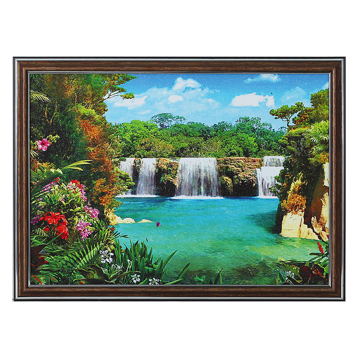 Картина "Водопадики" 28*38 см