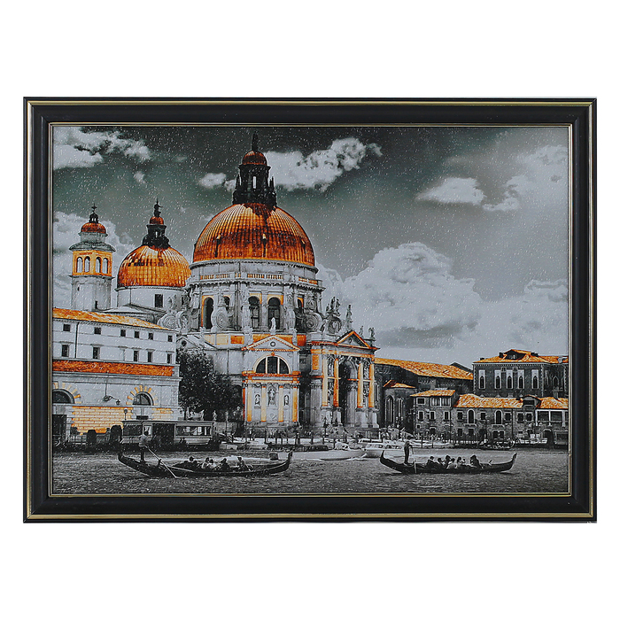 Картина "Черно-белая Венеция" 28*38 см