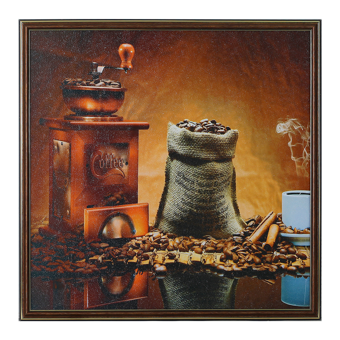 Картина "Зерновой кофе" 53*53 см