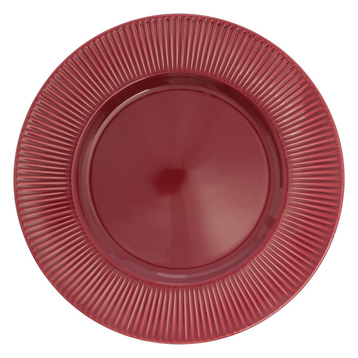 Тарелка обеденная 27 см "Сочный красный"