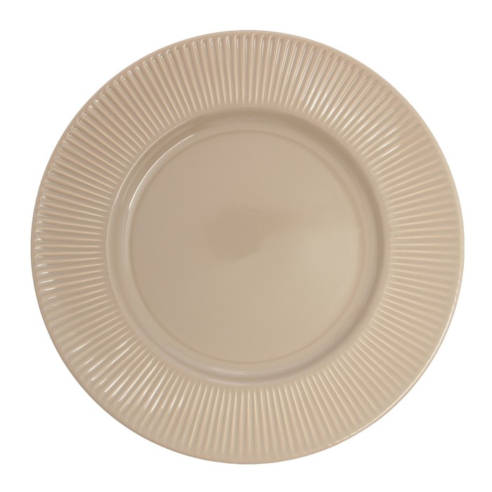 Тарелка обеденная 27 см "Тёмно- Серый"