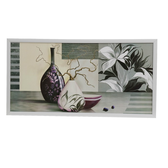 Картина "Вазы с ветками"54*105 см