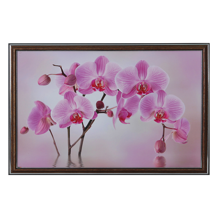 Картина "Фиолетовая орхидея" 33*43 см