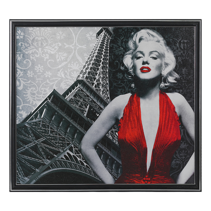 Картина "Монро на фоне башни" 43*53 см