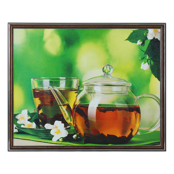 Картина "Зелёный чаёк" 43*53 см