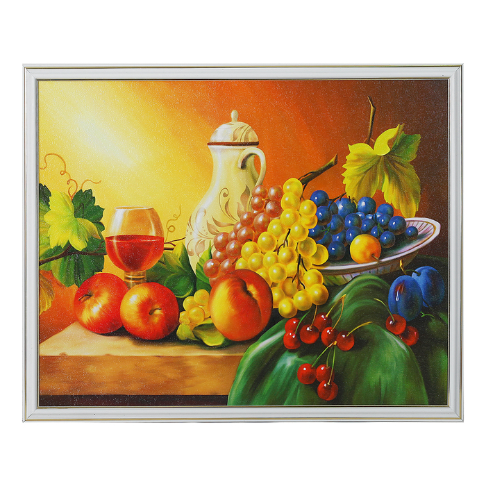 Картина "Фруктовое удовольствие" 43*53 см